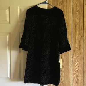 RARE VINTAGE- 60s Black Velvet Bonwit Teller Dress